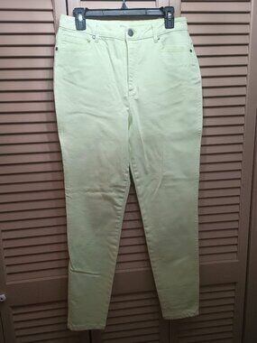 GB Light Lime Green Classic Jeans Sz 11